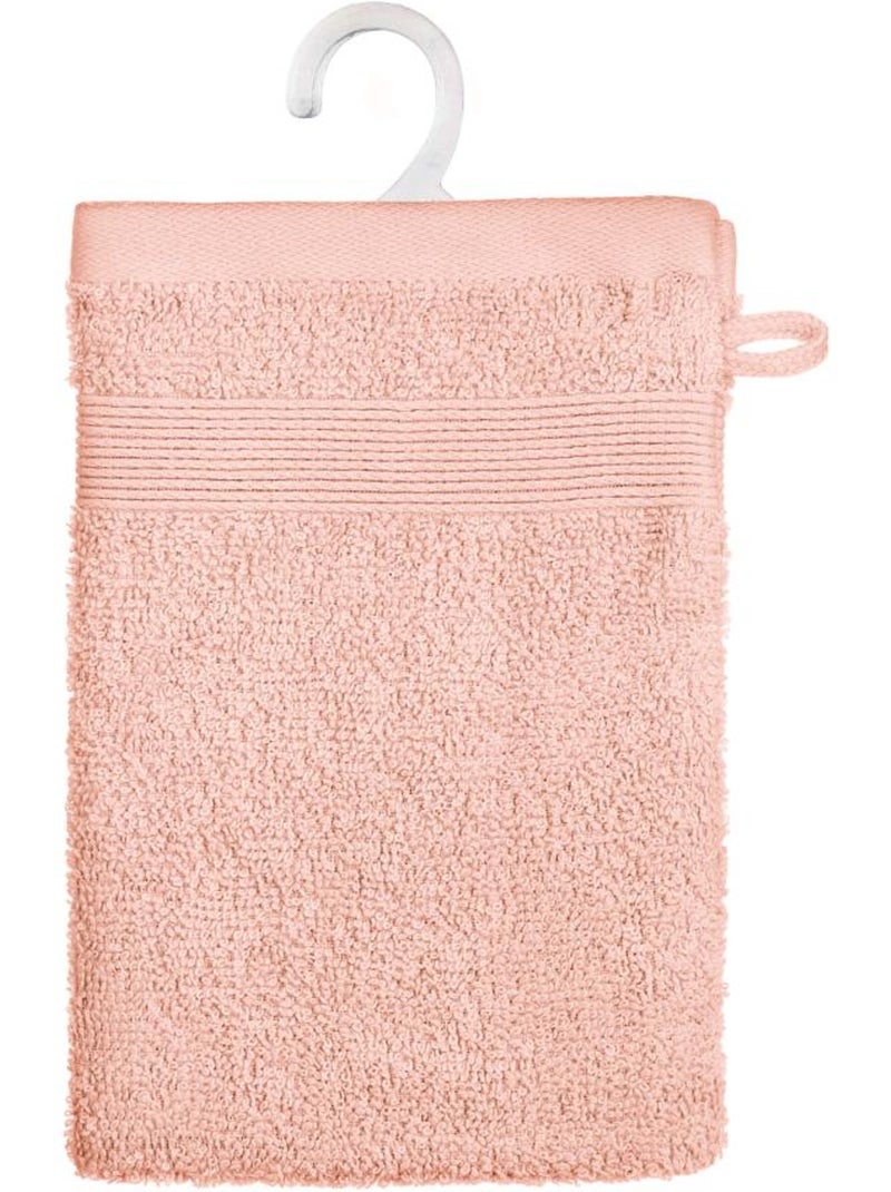 Lot de 2 gants de toilette PRAIA Rose - Kiabi