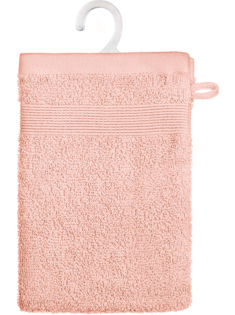 Lot de 2 gants de toilette PRAIA Rose - Kiabi