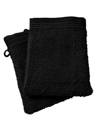 Lot de 2 gants de toilette "Spa" 15 x 21 cm / 400 gr/m² - "Spa" Truffe - Lot de 2 Gants de toilette