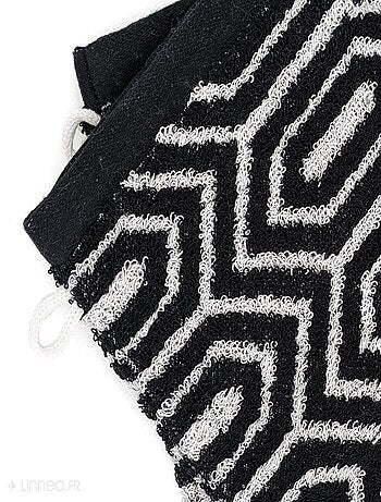 Lot de 2 gants de toilette SYMETRIE coton Alvéoles