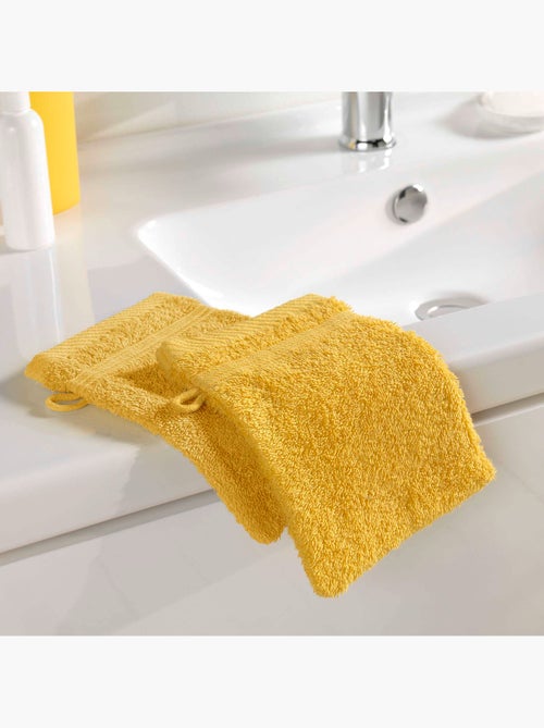 Lot de 2 gants de toilette Tendresse - Kiabi