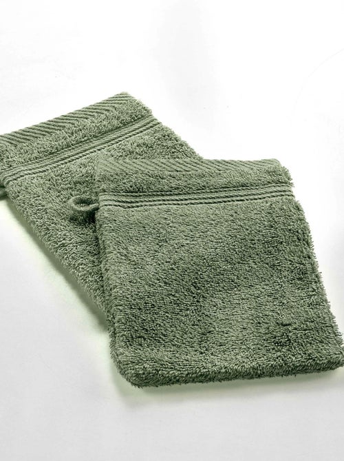 Lot de 2 gants de toilette Tendresse - Kiabi