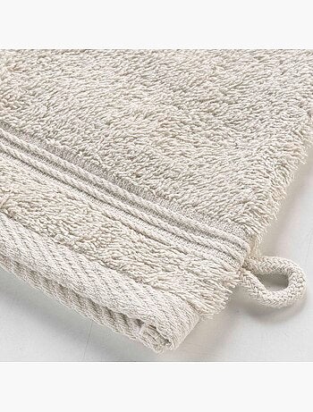 Lot de 2 Gants de toilette Tendresse uni en coton