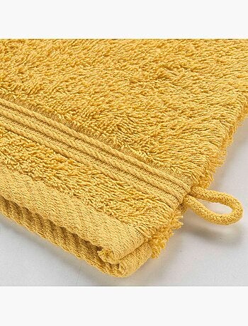 Lot de 2 Gants de toilette Tendresse uni en coton