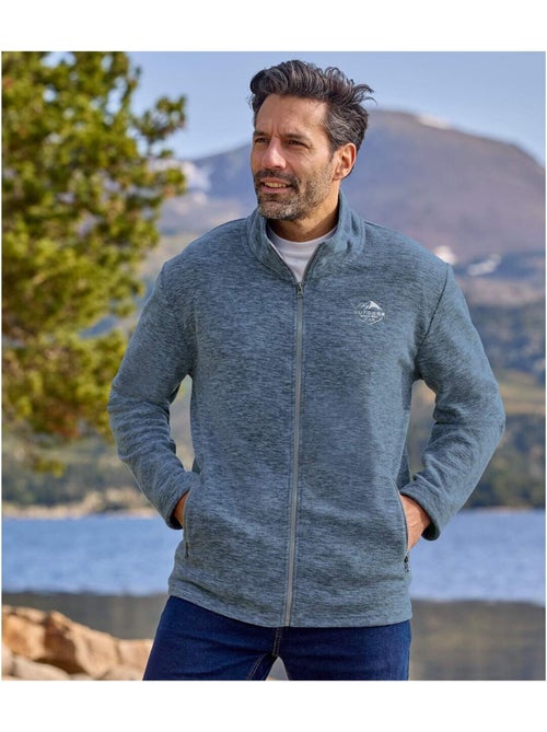 Lot de 2 gilets en micropolaire chinée - atlas for men - Kiabi Lot de 2 gilets en micropolaire chinée - atlas for men - Kiabi