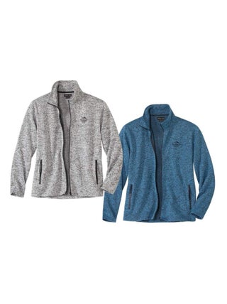 Lot de 2 Gilets Molleton Outdoor  - ATLAS FOR MEN