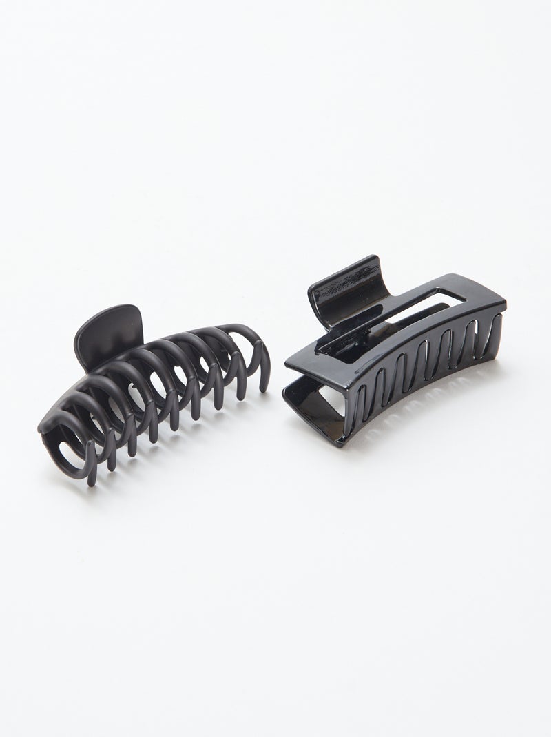 Lot de 2 grandes pinces crabe Noir - Kiabi