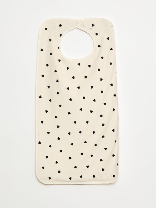 Lot de 2 grands bavoirs éponge - So Easy - Kiabi