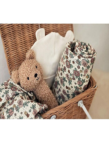 Lot de 2 grands langes gaze de coton Retro Jollein