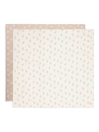 Lot de 2 grands langes gaze de coton Twig