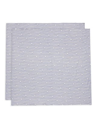 Lot de 2 grands langes Miffy gaze de coton