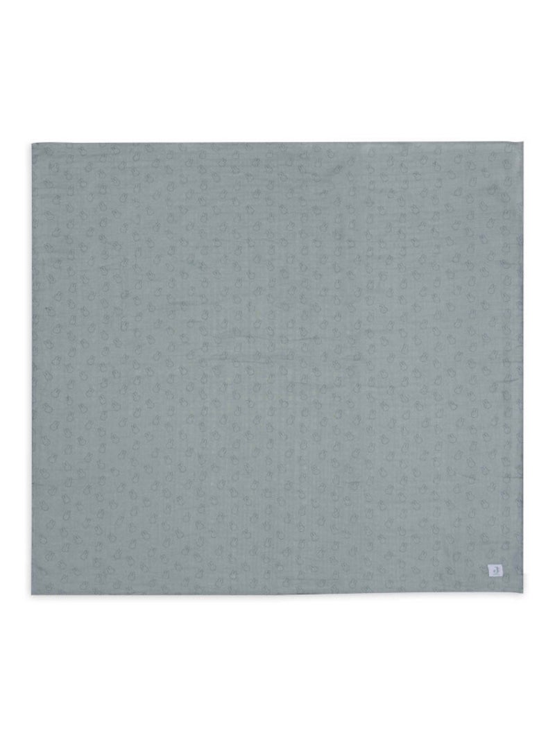 Lot de 2 grands langes Miffy gaze de coton Jollein Vert - Kiabi