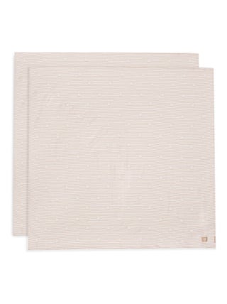 Lot de 2 grands langes Miffy gaze de coton