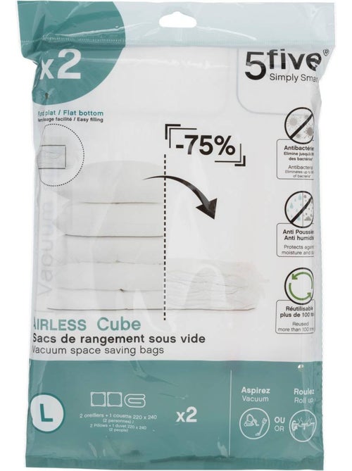 Lot de 2 grands sacs compresseurs air - Kiabi