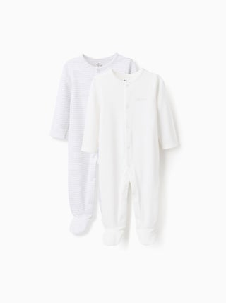 Lot de 2 Grenouillères en Coton