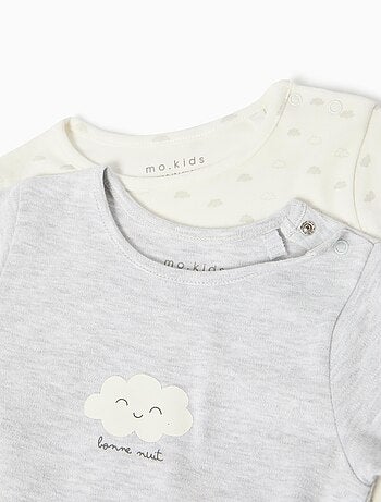 Lot de 3 bodies à manches longues MO Fashion