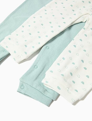 Lot de 2 grenouillères pour bébé MO Fashion
