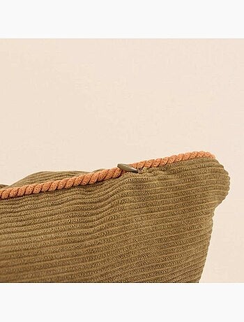 Lot de 2 housses de coussin 35x60cm en velours