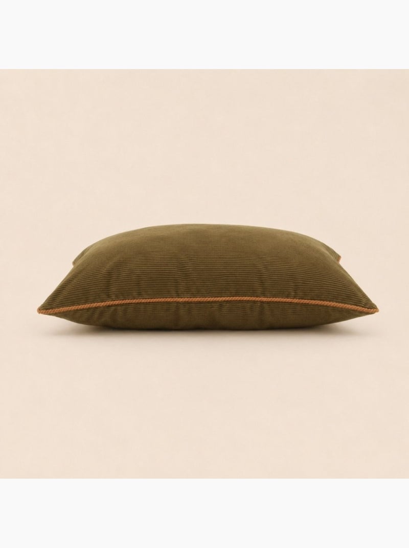 Lot de 2 housses de coussin 35x60cm en velours Vert - Kiabi