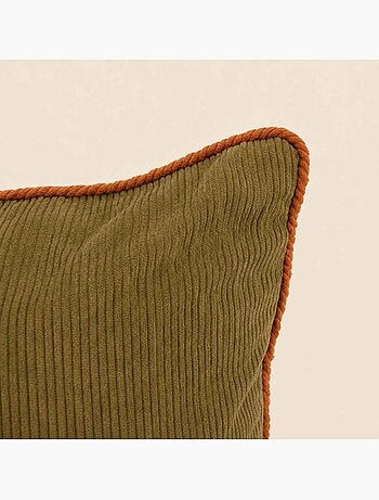Lot de 2 housses de coussin 40x40cm en velours