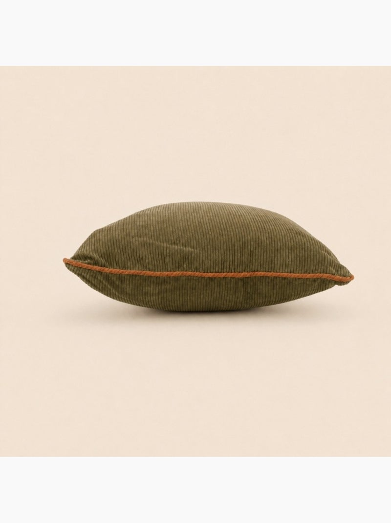 Lot de 2 housses de coussin 40x40cm en velours Vert - Kiabi