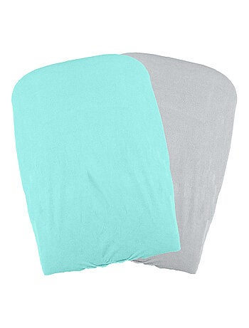 Lot de 2 housses de matelas à langer