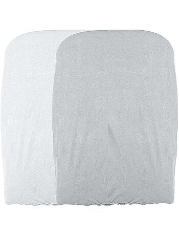 Lot de 2 housses de matelas à langer