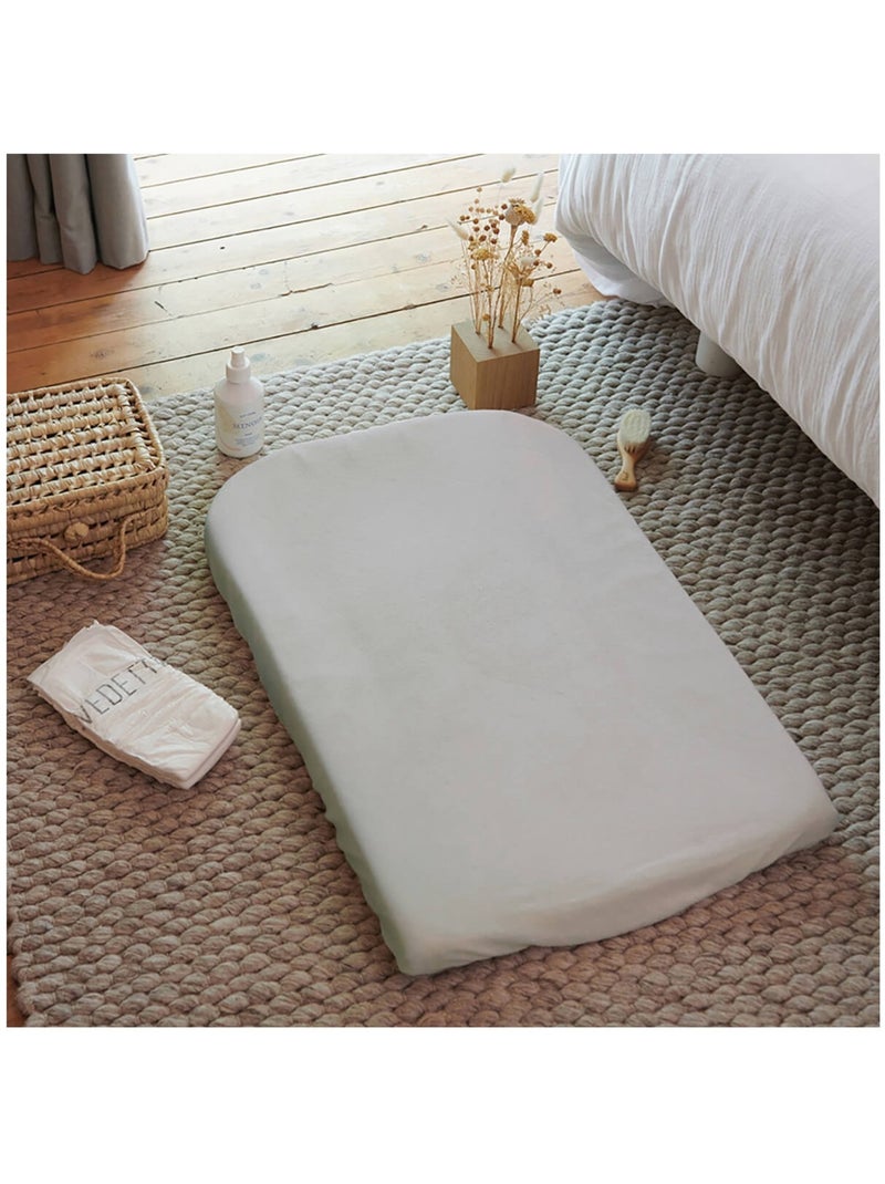 Lot de 2 housses de matelas à langer Gris clair - Kiabi