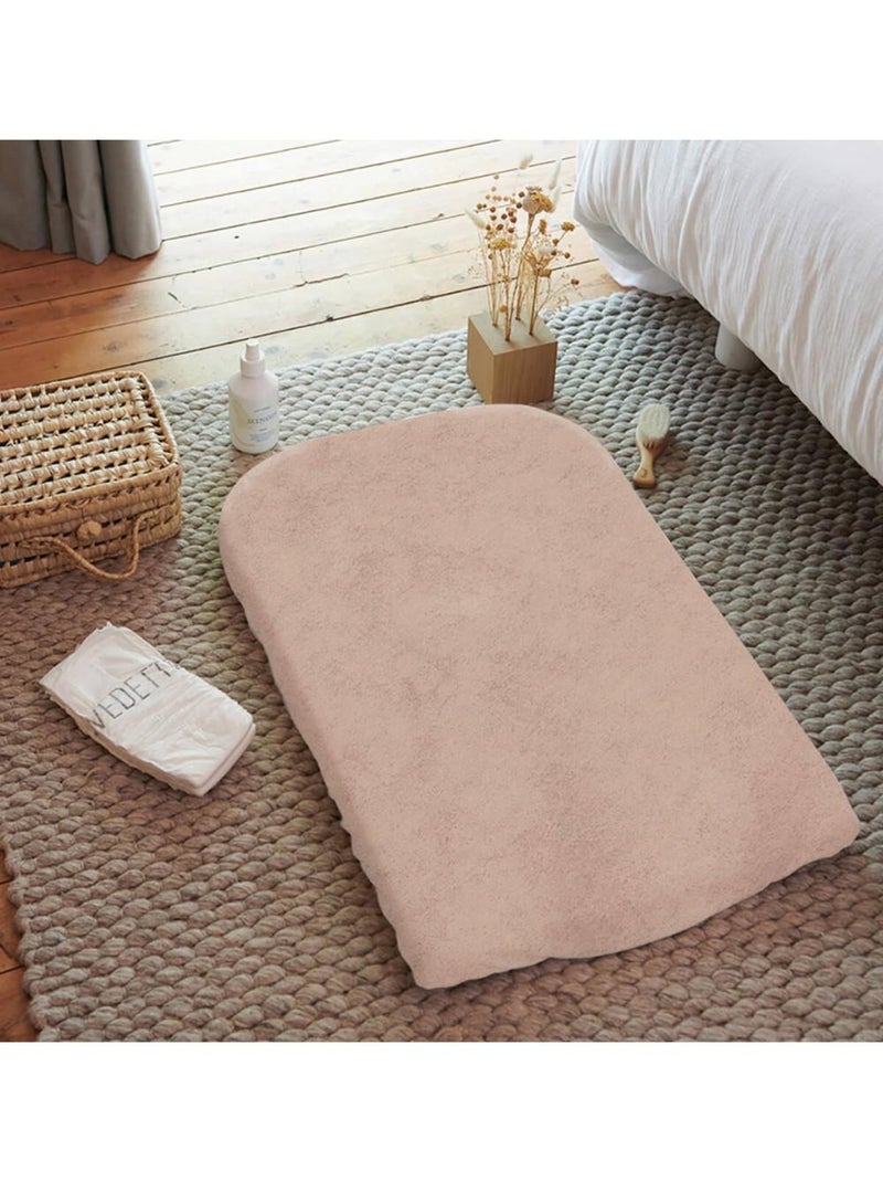 Lot de 2 housses de matelas à langer Marron noisette - Kiabi