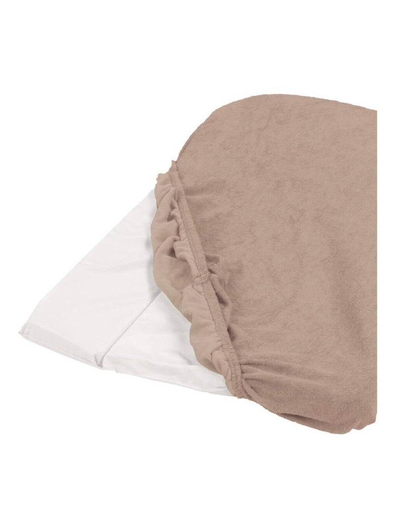 Lot de 2 housses de matelas à langer Marron noisette - Kiabi