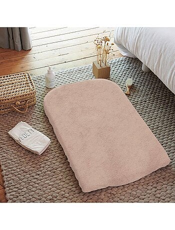 Lot de 2 housses de matelas à langer noisette