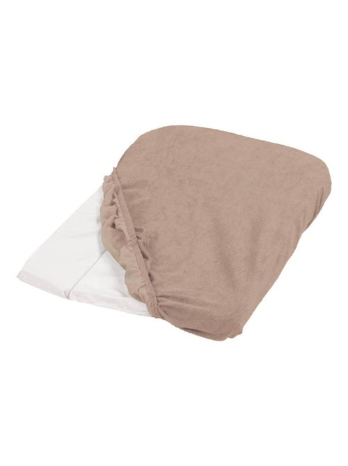 Lot de 2 housses de matelas à langer noisette - Kiabi