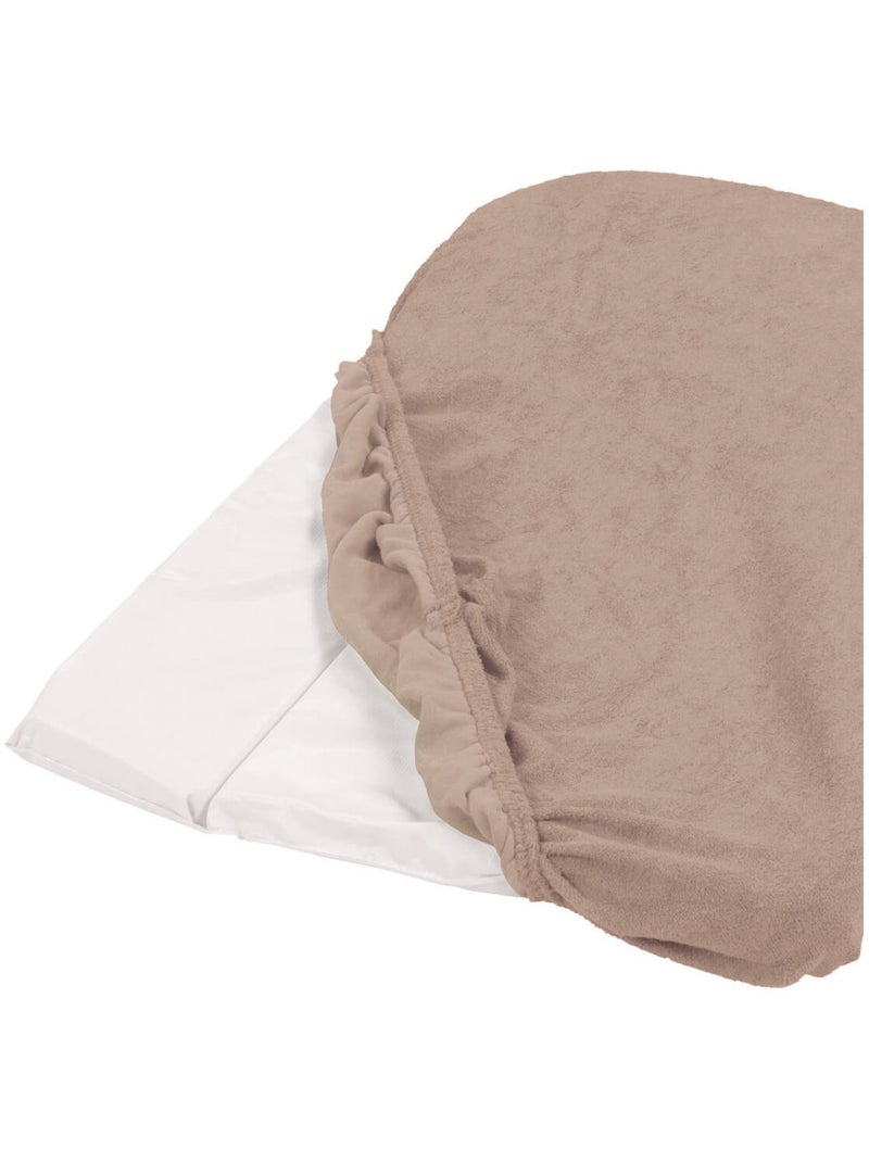 Lot de 2 housses de matelas à langer noisette Marron noisette - Kiabi