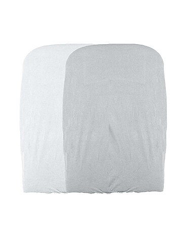 Lot de 2 housses de matelas ? langer