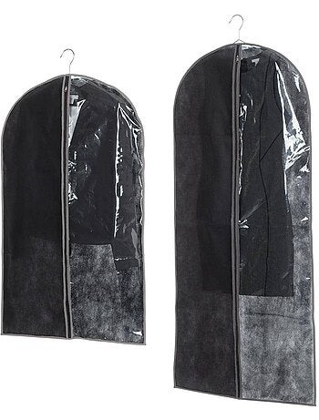 Lot de 2 housses de protection pour vêtements dressy