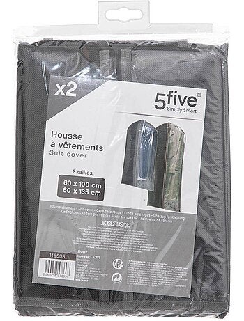 Lot de 2 housses de protection pour vêtements dressy
