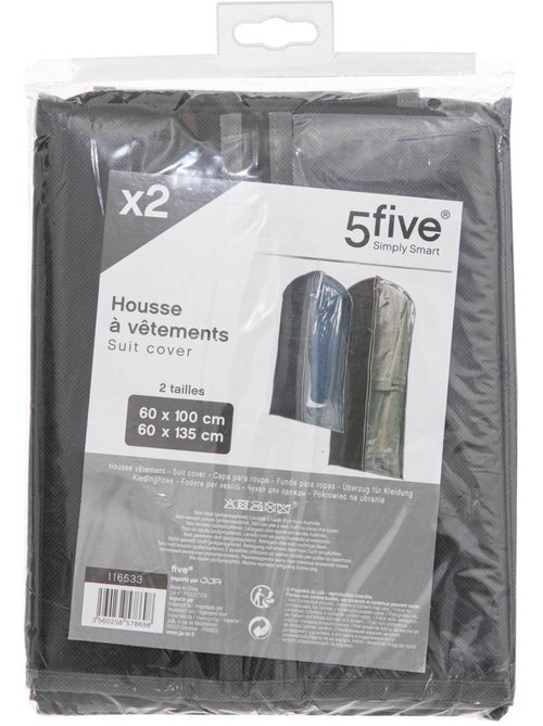 Lot de 2 housses de protection pour vêtements dressy - Kiabi