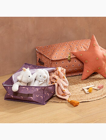 Lot de 2 housses de rangement zippées pour enfant