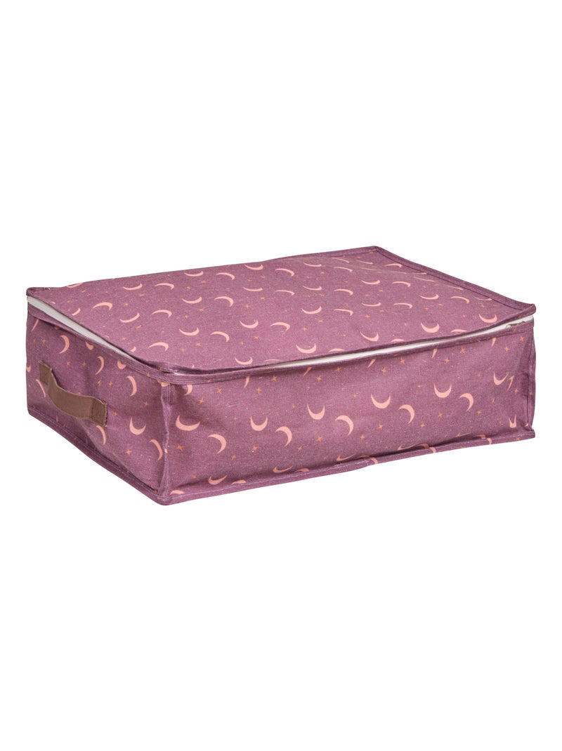 Lot de 2 housses de rangement zippées pour enfant Violet - Kiabi