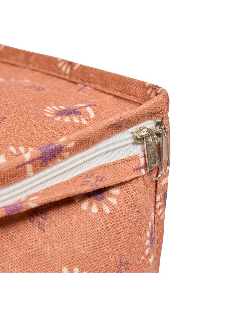 Lot de 2 housses de rangement zippées pour enfant Violet - Kiabi