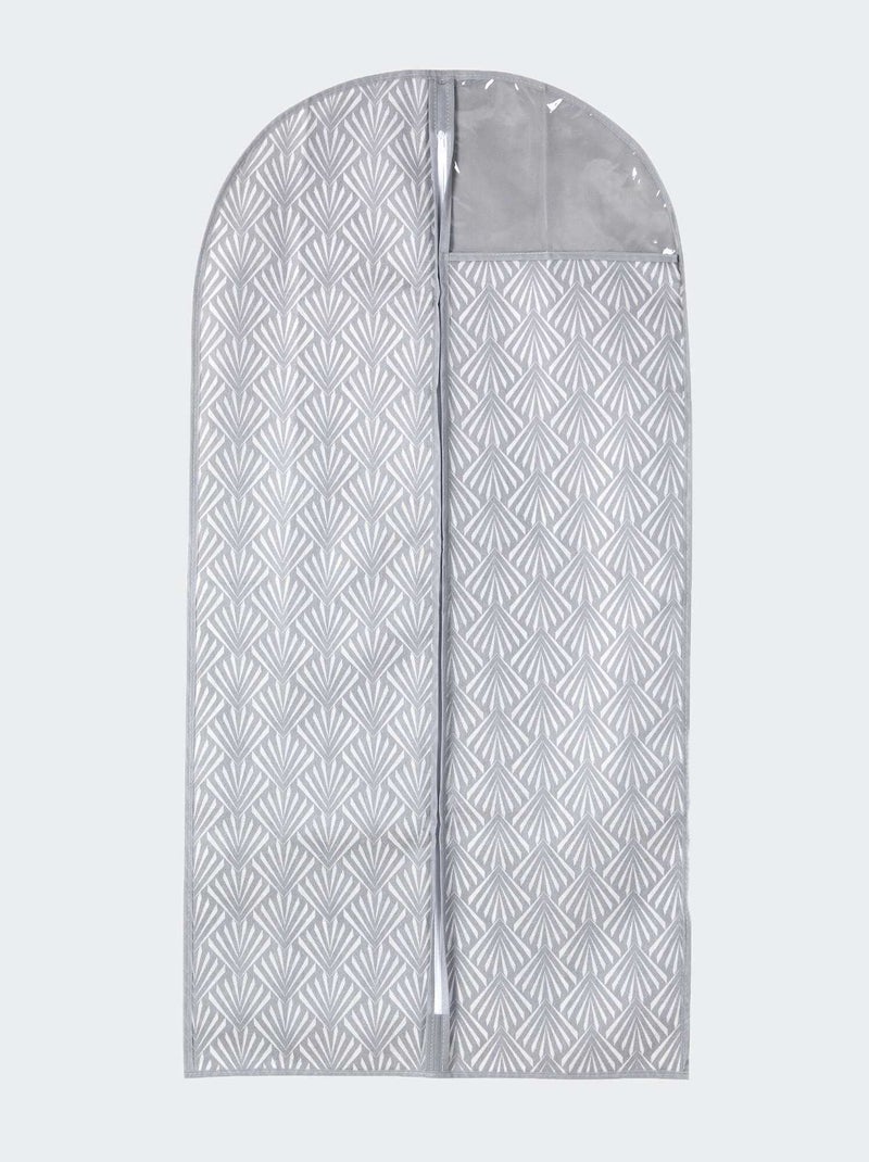 Lot de 2 housses pour vêtements Gris - Kiabi
