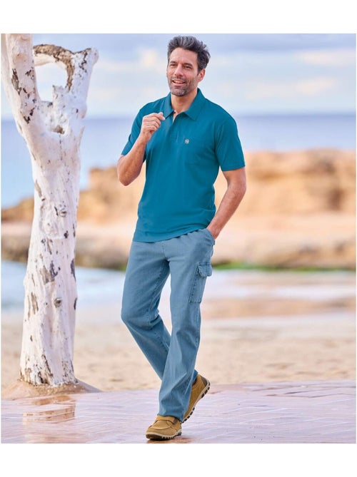 Lot de 2 Jeans Cargo TOP CONFORT  - ATLAS FOR MEN - Kiabi