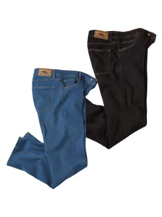 Lot de 2 Jeans Regular Stretch   - ATLAS FOR MEN