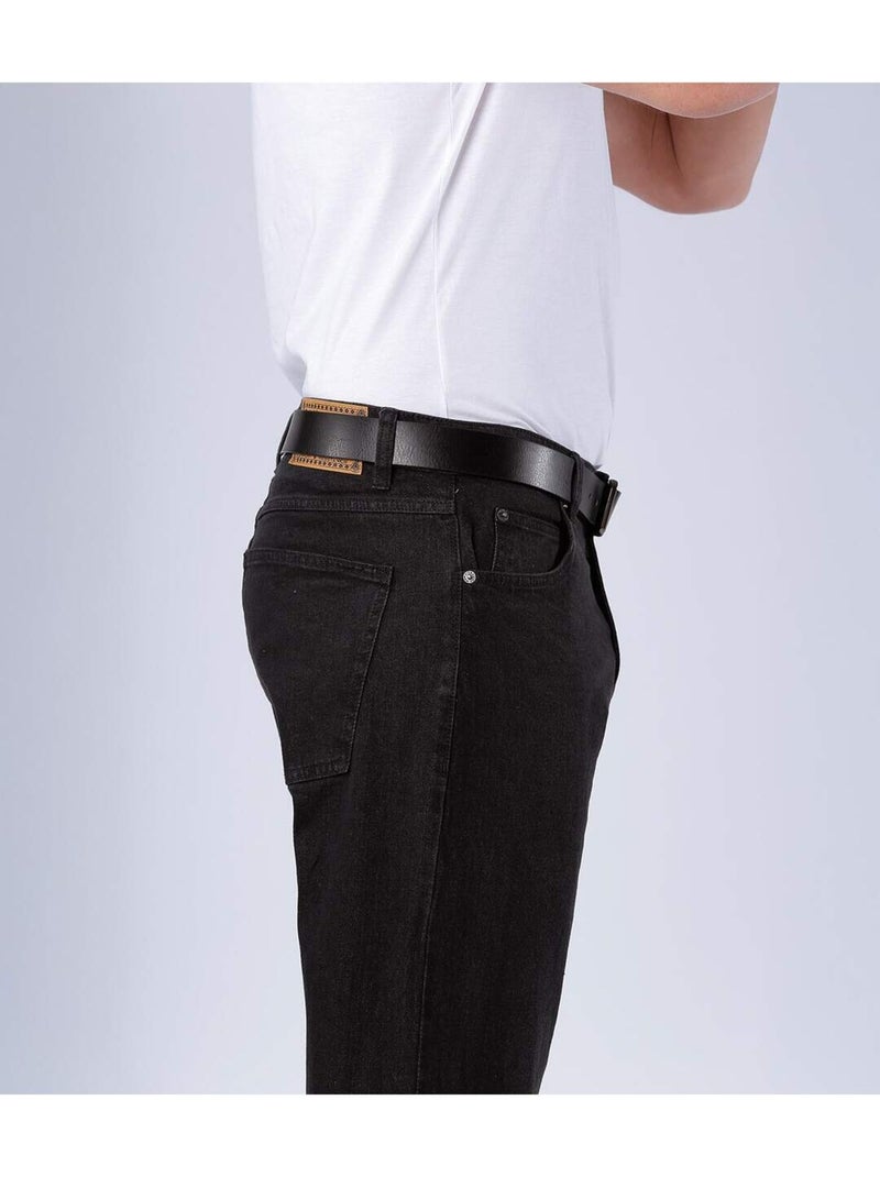 Lot de 2 Jeans Regular Stretch   - ATLAS FOR MEN Bleu Noir - Kiabi