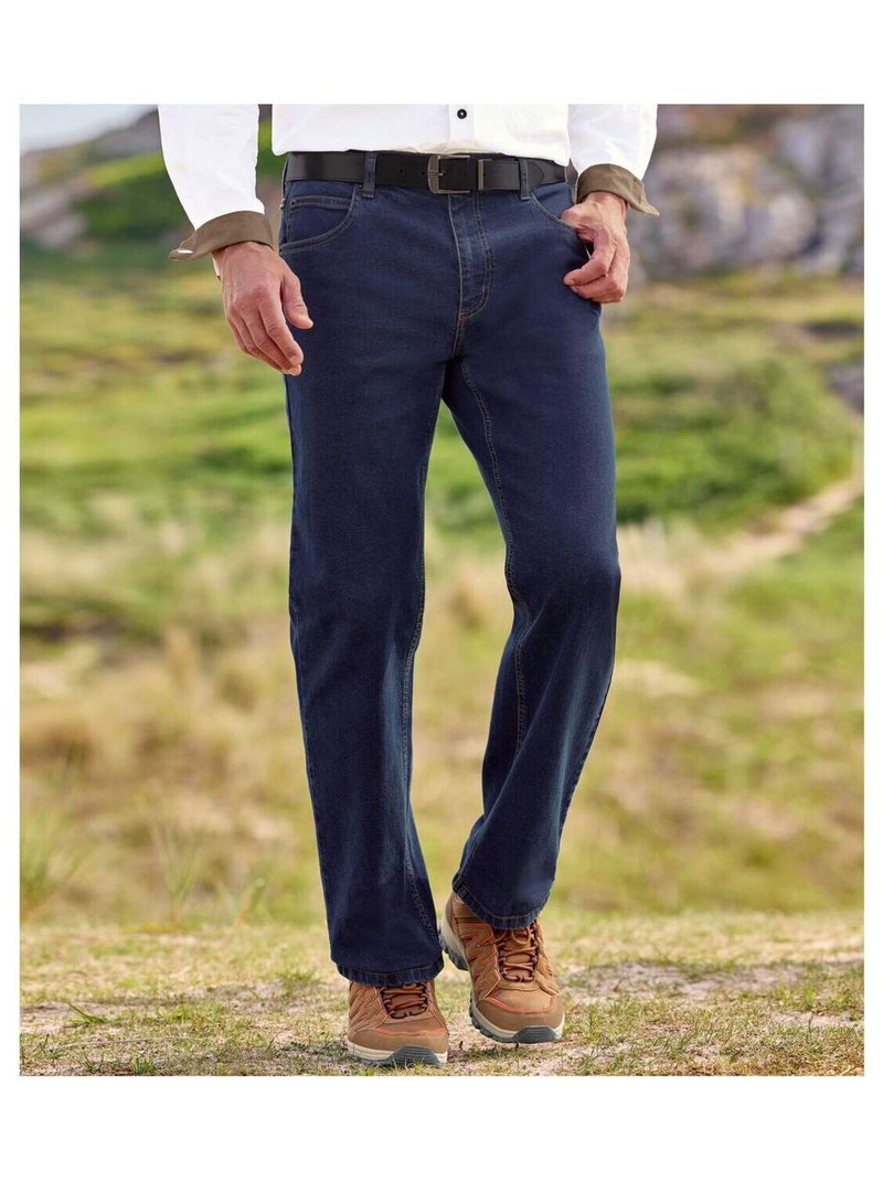 Lot de 2 Jeans Regular Stretch CONFORT  - ATLAS FOR MEN Bleu Bleu - Kiabi