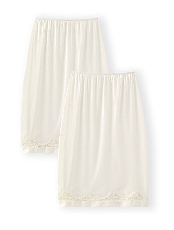 Lot de 2 jupons maille fluide - Damart