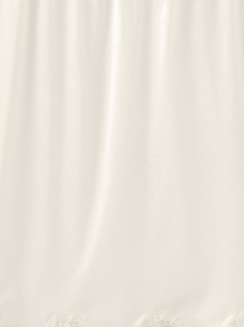 Lot de 2 jupons maille fluide - Damart Blanc nacré - Kiabi