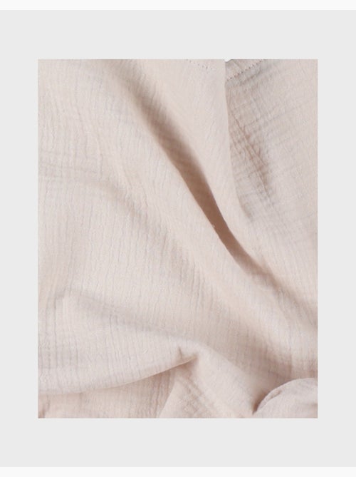 Lot de 2 langes 100*100cm, mousseline de coton bio Noukie's - Kiabi