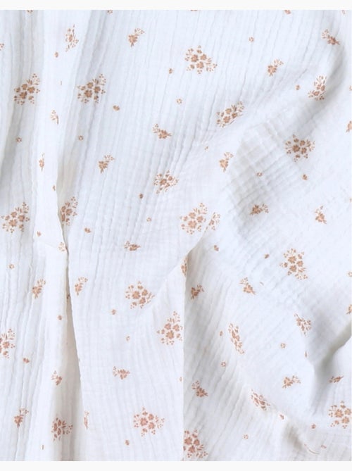 Lot de 2 langes 100*100cm, mousseline de coton bio Noukie's - Kiabi