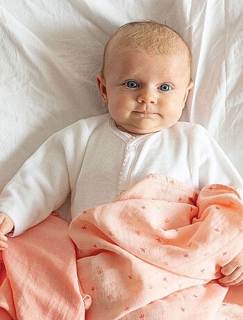 Lot de 5 grands chiffons en mousseline pour bébé fille garçon 50,8 x 25,4  cm 100 % coton biologique : : Bébé et Puériculture